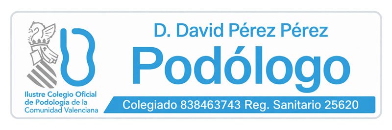 Podólogo colegiado Elche · David Pérez Pérez